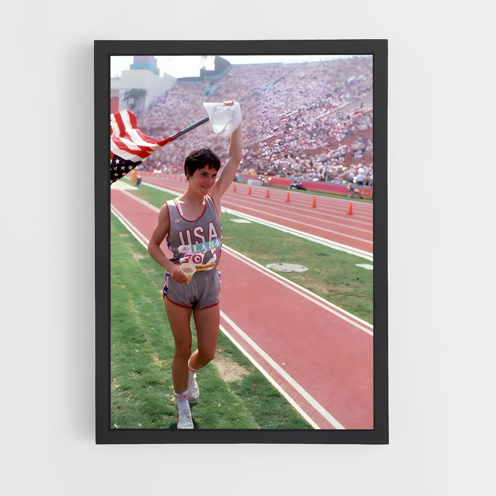 Poster L'Esprit de l'Amérique – affiche Athlétisme (vue 2)
